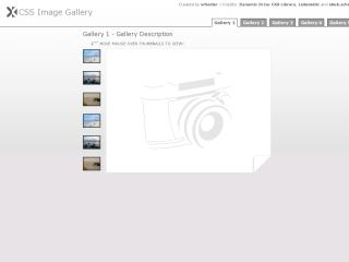 CSS image gallery